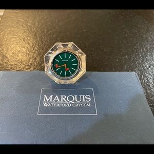 Marquis Waterford crystal clock